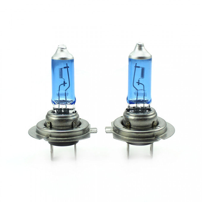 Set de 2 becuri Halogen H7, 100W +130% Intensitate - LONG LIFE - CARGUARD - BHA034