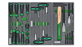 Dulap scule cu 7 sertare/ 322 piese Toptul - GE32203
