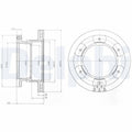 Disc frana BG9069 DELPHI