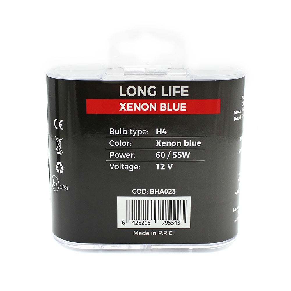 Bec MTR Plus 50 H4 12V 60/55W Alb Xenon Set 2 buc - 11562048