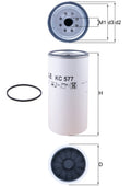 filtru combustibil KC 577D MAHLE