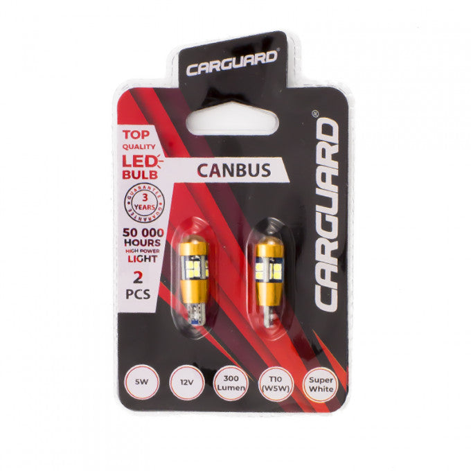 Bec Carguard T10 (W5W) 12V 5W Set 2 buc - CAN130