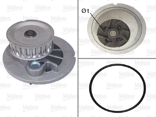 Pompă de apă, răcire motor 506703 VALEO