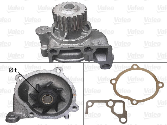 Pompă de apă, răcire motor 506880 VALEO