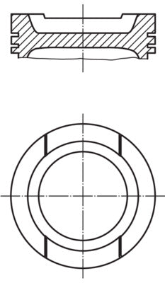 Piston 033 20 00 MAHLE