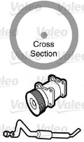 garnitura,conducta lichid de racire 509166 VALEO
