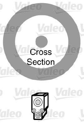 garnitura,conducta lichid de racire 509178 VALEO
