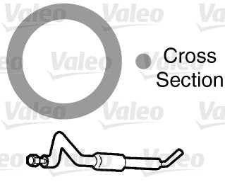 garnitura,conducta lichid de racire 509299 VALEO