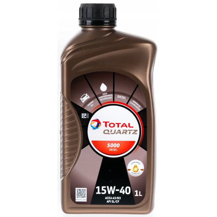 Ulei motor Total Quartz Diesel 5000 15W40 1L - 13047411