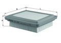 Filtru aer LX 1061 MAHLE
