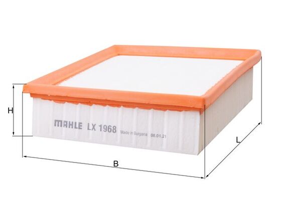 Filtru aer LX 1968 MAHLE