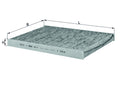Filtru, aer habitaclu LAK 31 MAHLE