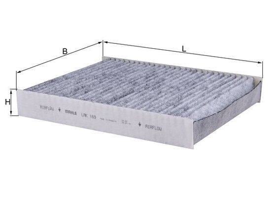 Filtru, aer habitaclu LAK 169 MAHLE