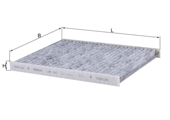 Filtru, aer habitaclu LAK 241 MAHLE