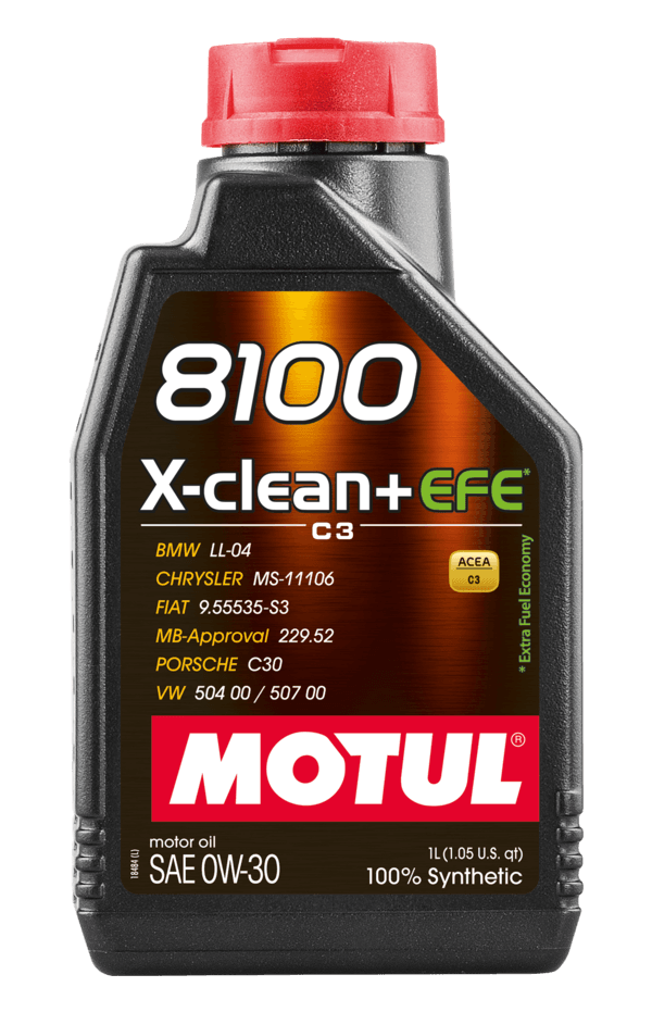 Ulei motor Motul 8100 X-CLEAN+ EFE 0W30 1L - 13119626