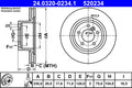 Disc frana 24.0320-0234.1 ATE