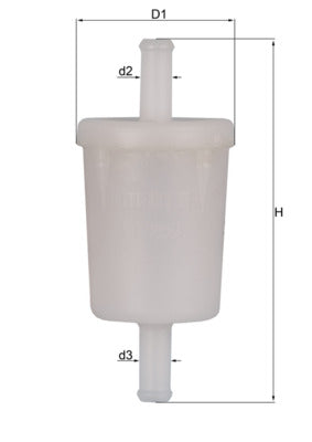 filtru combustibil KL 260 MAHLE