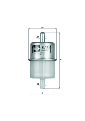 filtru combustibil KL 11 MAHLE