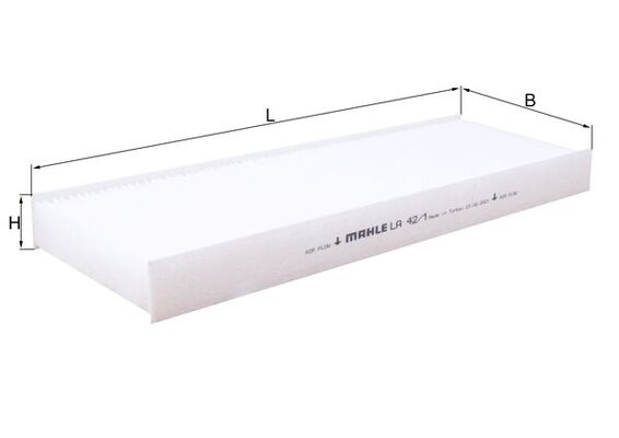 Filtru, aer habitaclu LA 42/1 MAHLE