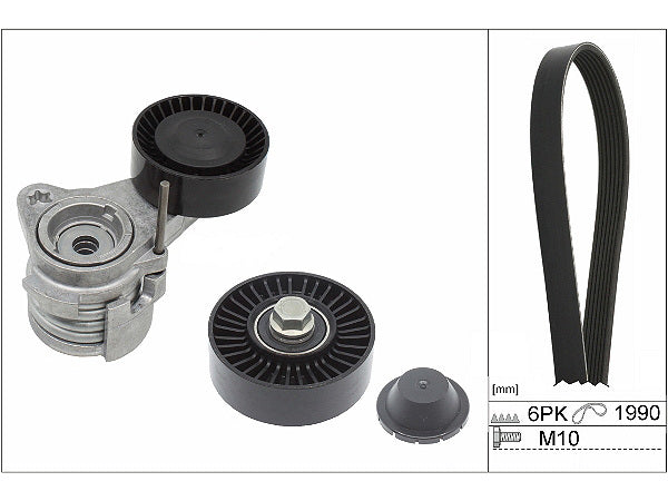 Set curea transmisie cu caneluri 529 0043 10 INA