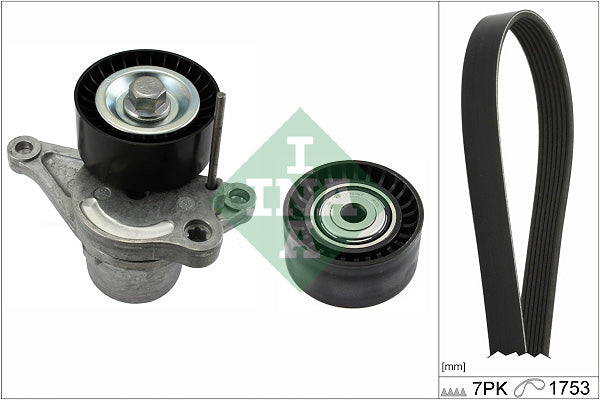 Set curea transmisie cu caneluri 529 0354 10 INA
