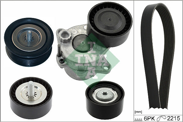Set curea transmisie cu caneluri 529 0361 10 INA