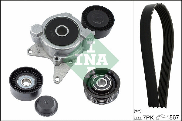 Set curea transmisie cu caneluri 529 0401 10 INA