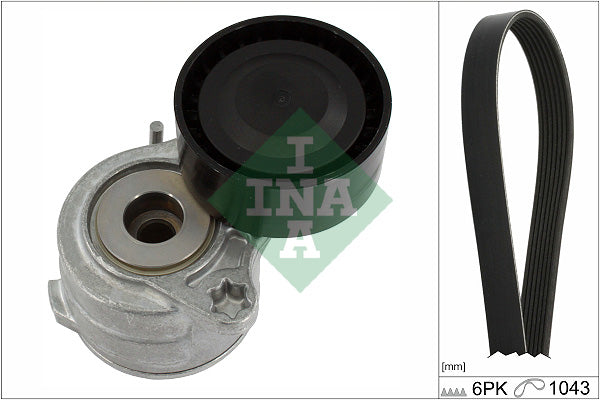 Set curea transmisie cu caneluri 529 0419 10 INA