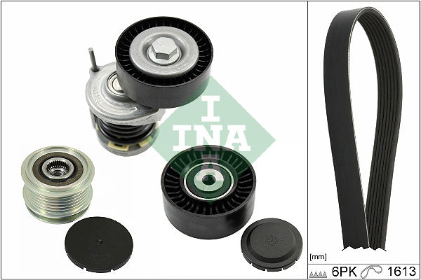 Set curea transmisie cu caneluri 529 0467 20 INA