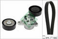 Set curea transmisie cu caneluri 529 0487 10 INA