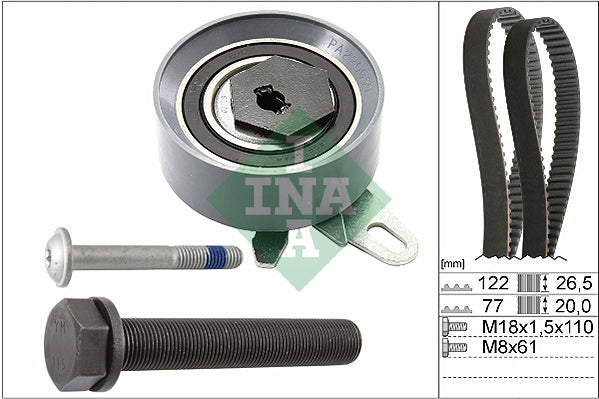 Set curea de distributie 530 0406 10 INA