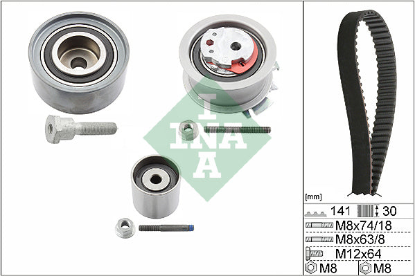 Set curea de distributie 530 0463 10 INA