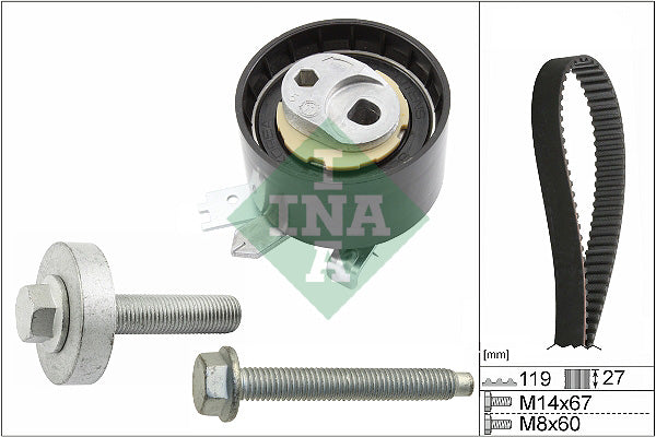 Set curea de distributie 530 0607 10 INA