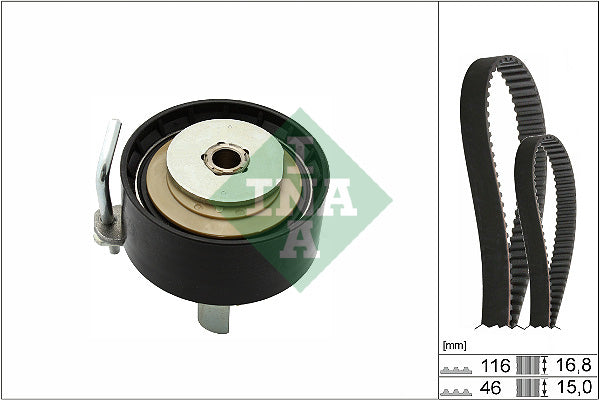 Set curea de distributie 530 0763 10 INA