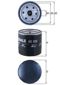 Filtru ulei OC 232 MAHLE