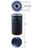Filtru ulei OC 502 MAHLE