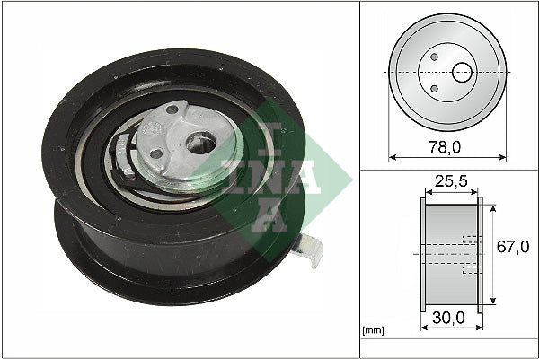 rola intinzator,curea distributie 531 0251 30 INA
