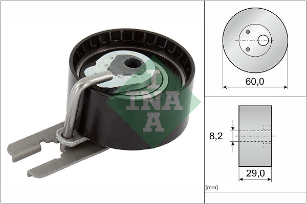 rola intinzator,curea distributie 531 0555 10 INA
