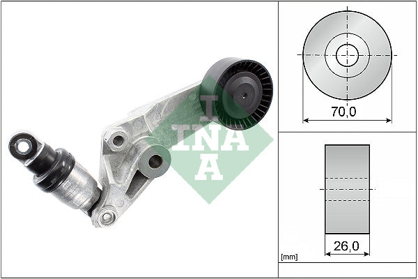 Intinzator curea, curea distributie 534 0016 10 INA