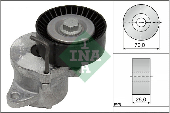 Intinzator curea, curea distributie 534 0439 10 INA