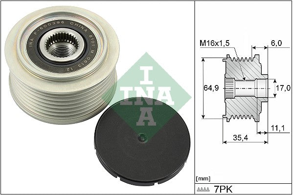 Sistem roata libera, generator 535 0294 10 INA