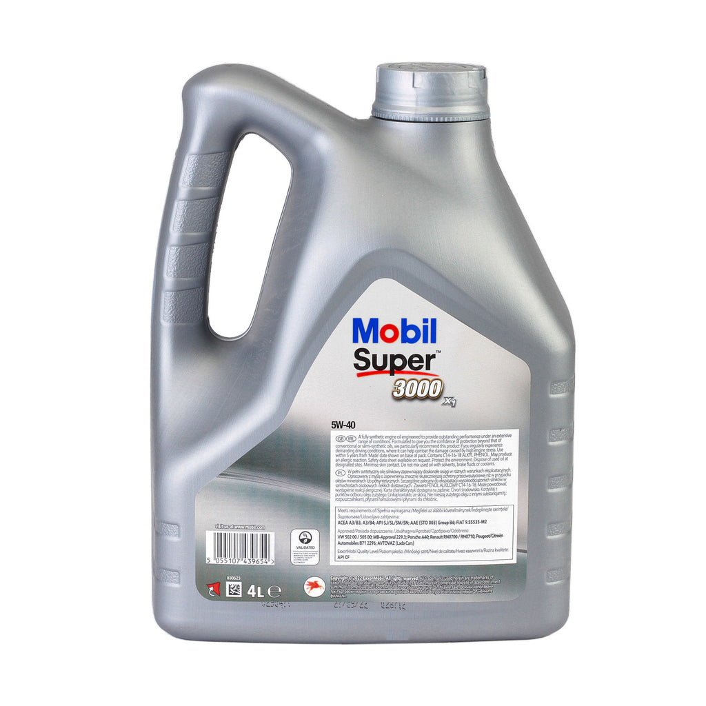 Ulei motor Mobil Super 3000 X1 5W40 4L - 150546