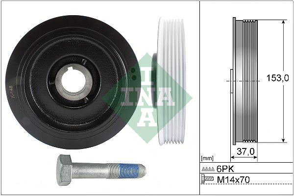 Set fulie, arbore cotit 544 0058 20 INA