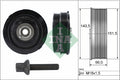 Set fulie, arbore cotit 544 0069 20 INA