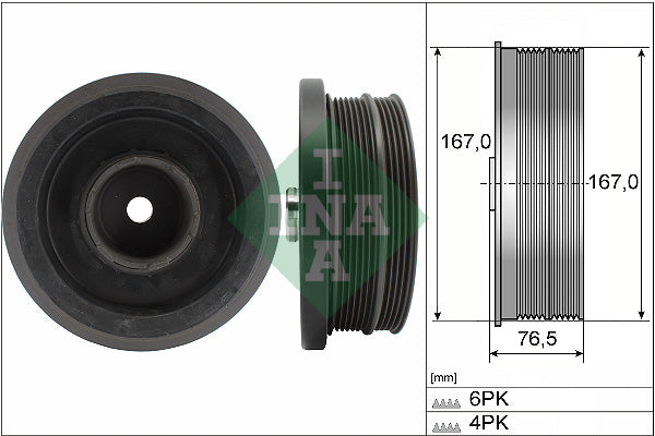 Fulie curea, arbore cotit 544 0082 10 INA