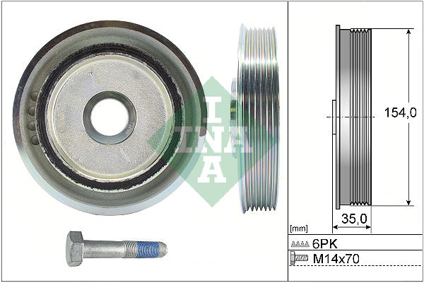 Set fulie, arbore cotit 544 0112 20 INA