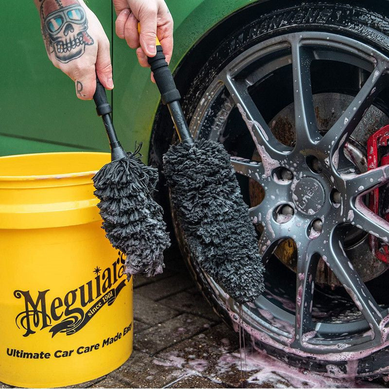 Perie Curatare Jante Aliaj Meguiars Supreme Microfibre Wheel Brush L - X1901EU