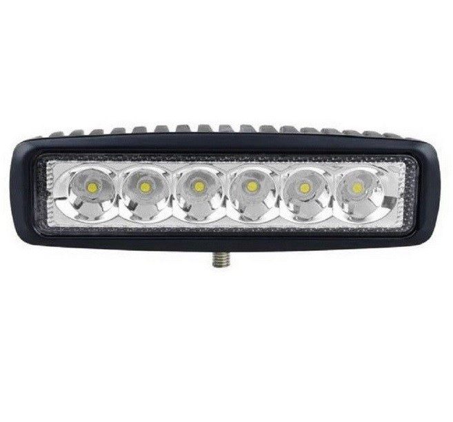 Proiector LED Auto Offroad 18W/12V-24V, 1320 Lumeni, Lungime 16 cm, Flood Beam 60 Grade - 12128041