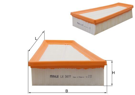 Filtru aer LX 3477 MAHLE