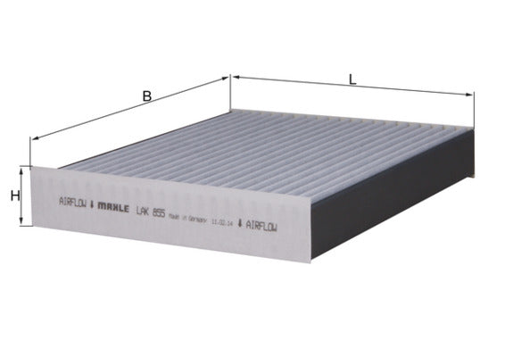Filtru, aer habitaclu LAK 855 MAHLE